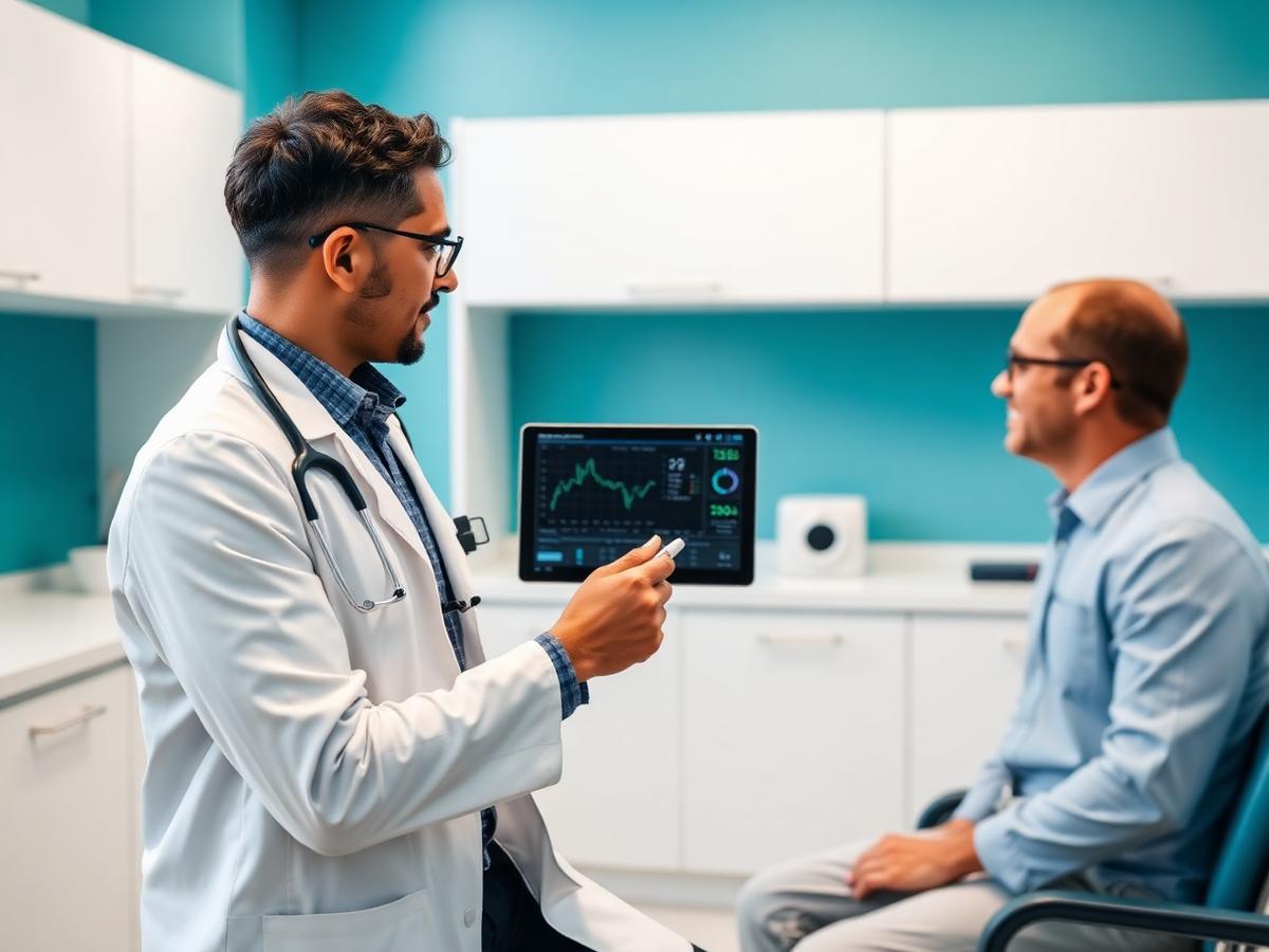 Atendimento de Endocrinologia na clínica