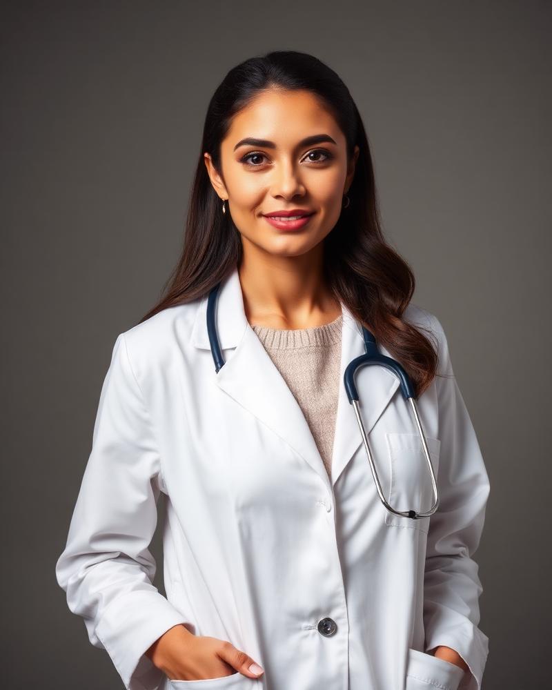Retrato de Dra. Carolina Mendes, Dermatologia